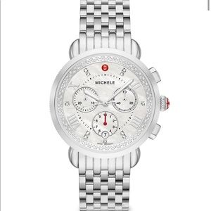 Michele sport sail diamond stainless steel